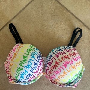 PINK Victoria’s Secret Super Push Up Bra. NEW condition!
